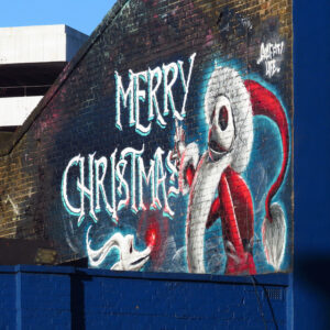 Arte callejero en Navidad Arte callejero en Navidad