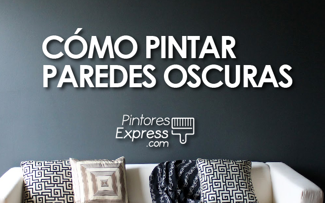 Cómo pintar paredes de color oscuro