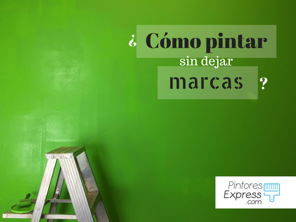 Cómo pintar sin dejar marca en las paredes Cómo pintar sin dejar marca en las paredes