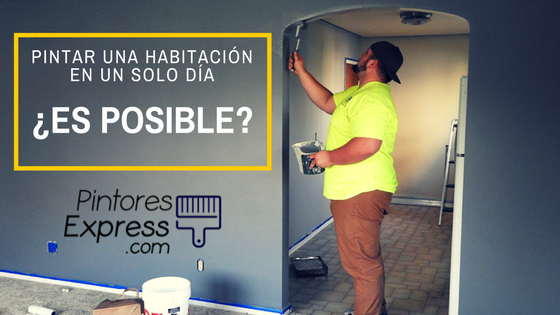 Cómo pintar una habitación en un solo día