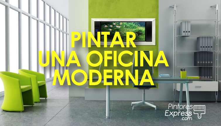Como pintar una oficina moderna
