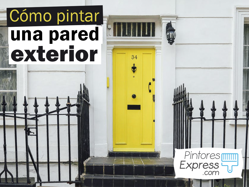 Cómo pintar una pared exterior