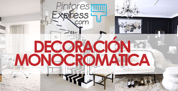 Decoración monocromática blanco y negro Decoración monocromática blanco y negro