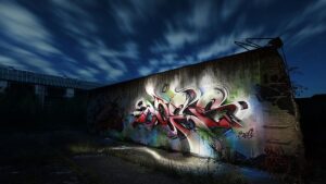 Impresionante alucinantes graffitis en una nave abandonada Impresionante alucinantes graffitis en una nave abandonada