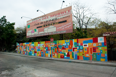 Paredes coloridas como forma de protesta Paredes coloridas como forma de protesta