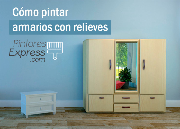 Cómo pintar armarios con relieves Cómo pintar armarios con relieves