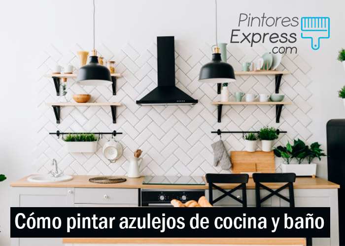 Cómo pintar azulejos en cocinas y baños