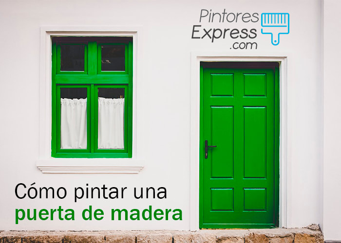 Como pintar una puerta de madera Como pintar una puerta de madera