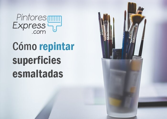 Cómo repintar superficies esmaltadas