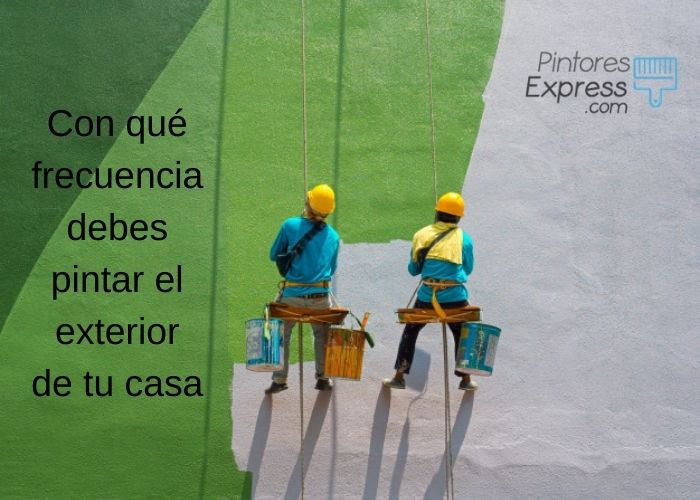 Con qué frecuencia debes pintar el exterior de tu casa