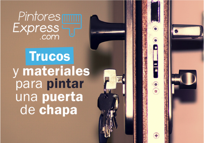 Trucos y materiales para pintar una puerta de chapa