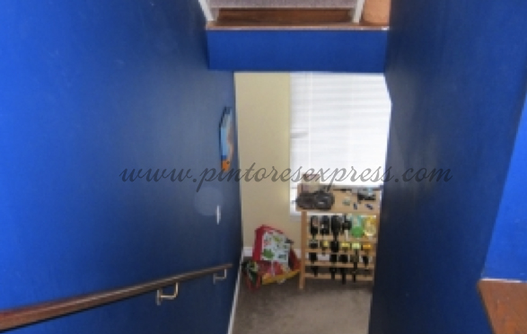 antes pintar casa