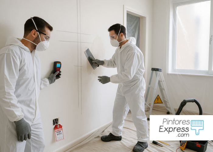 Alisar paredes con cables eléctricos Alisar paredes con cables eléctricos