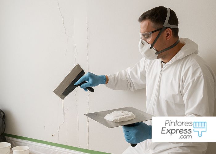 Así arruinas tus paredes si usas masilla sin control