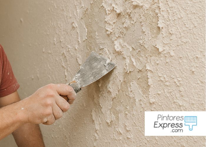 El error de quitar el gotelé sin maquinaria