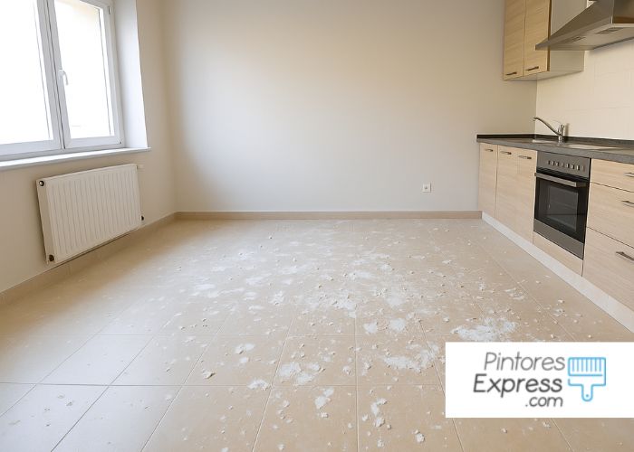 proteger el suelo antes de pintar